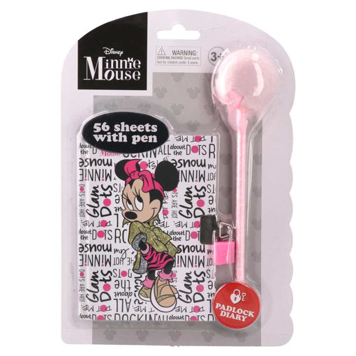 Picture of MINNIE MOUSE SECRET DIARY AND BALL PEN SET